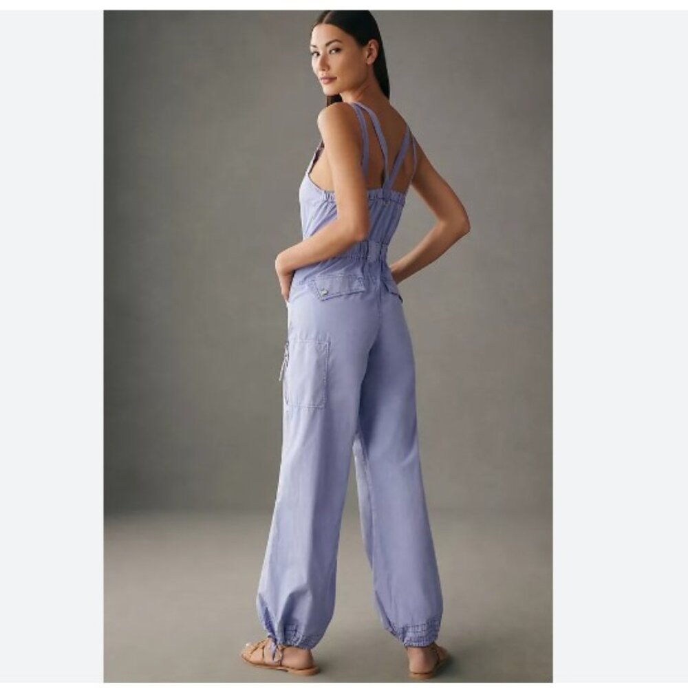 Pilcro Parachute Jumpsuit in Lavender - Size 29 - NWT - Picture 2 of 8